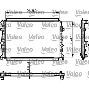 Radiateur, refroidissement du moteur VALEO OEM BSG 90-520-035