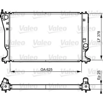 Radiateur, refroidissement du moteur VALEO OEM 164000N030