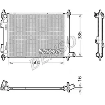 DENSO DRM43013 - Radiateur, refroidissement du moteur