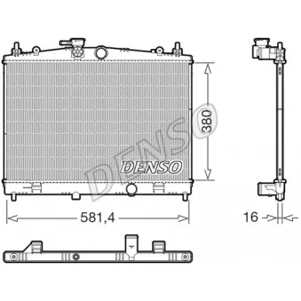 Radiateur, refroidissement du moteur DENSO OEM 21410BA60B