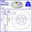 Jeu de 2 disques de frein arrière DELPHI [BG9199C]