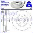 DELPHI BG9367C - Jeu de 2 disques de frein avant