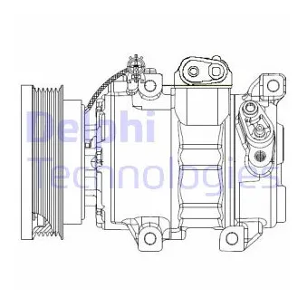 Compresseur, climatisation DELPHI CS20343