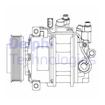 DELPHI CS20475 - Compresseur, climatisation