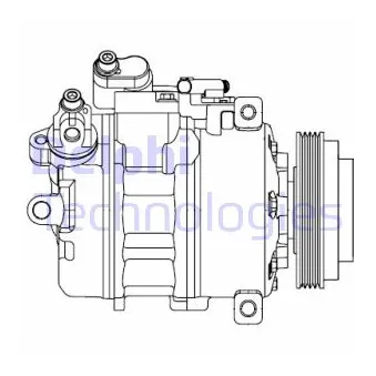 DELPHI CS20527 - Compresseur, climatisation