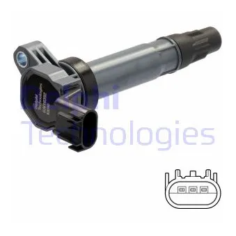 Bobine d'allumage DELPHI GN10392-12B1