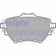 DELPHI LP2505 - Jeu de 4 plaquettes de frein arrière
