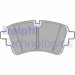 DELPHI LP3670 - Jeu de 4 plaquettes de frein arrière