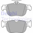 DELPHI LP3674 - Jeu de 4 plaquettes de frein arrière