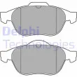 DELPHI LP3692 - Jeu de 4 plaquettes de frein avant