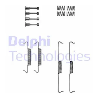 Kit d'accessoires, mâchoires de frein de stationnement DELPHI LY1422