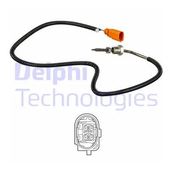 DELPHI TS30106 - Capteur, température des gaz