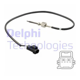 DELPHI TS30206 - Capteur, température des gaz
