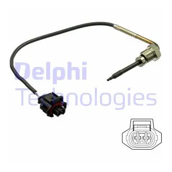 DELPHI TS30208 - Capteur, température des gaz