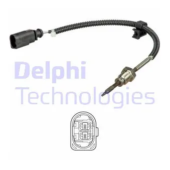 DELPHI TS30258 - Capteur, température des gaz