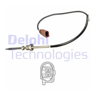 DELPHI TS30259 - Capteur, température des gaz