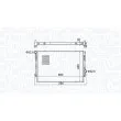 Radiateur, refroidissement du moteur MAGNETI MARELLI [350213156200]