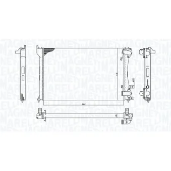 MAGNETI MARELLI 350213171300 - Radiateur, refroidissement du moteur