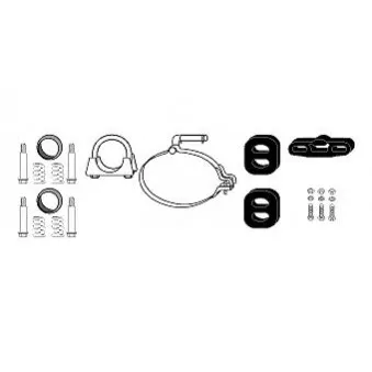 Kit d'assemblage, système d'échappement HJS [82 14 0532]