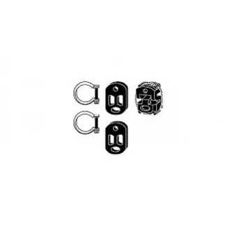 HJS 82 21 6822 - Kit d'assemblage, système d'échappement
