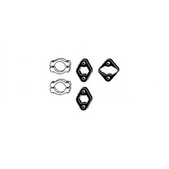 Kit d'assemblage, système d'échappement HJS [82 22 4608]