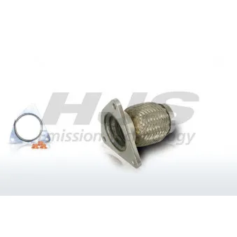 Tuyau flexible, échappement HJS [83 00 8301]
