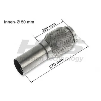 HJS 83 00 8461 - Tuyau flexible, échappement