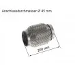 Tuyau flexible, échappement HJS [83 00 8511]