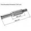Tuyau flexible, échappement HJS [83 00 8541]