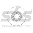 sbs 1815201210 - Jeu de 2 disques de frein avant
