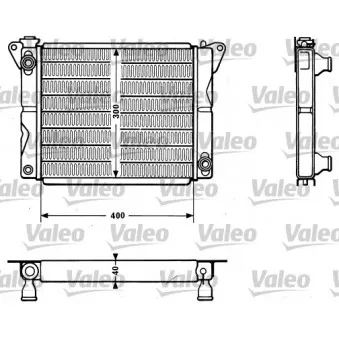 Radiateur, refroidissement du moteur VALEO [810879]