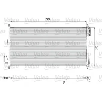 VALEO 810909 - Condenseur, climatisation