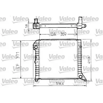 Radiateur, refroidissement du moteur VALEO 810956