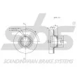 sbs 1815203201 - Jeu de 2 disques de frein avant