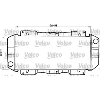 Radiateur, refroidissement du moteur VALEO OEM 6138598
