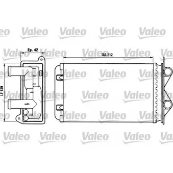 Système de chauffage VALEO 812013 pour VOLKSWAGEN TRANSPORTER - COMBI 2.0 TDI - 110cv