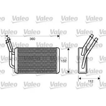 Système de chauffage VALEO 812332 pour FORD TRANSIT 2.3 BiFuel - 143cv