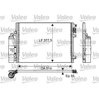 VALEO 814051 - Condenseur, climatisation