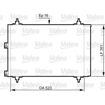 VALEO 814080 - Condenseur, climatisation