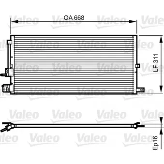 VALEO 814199 - Condenseur, climatisation