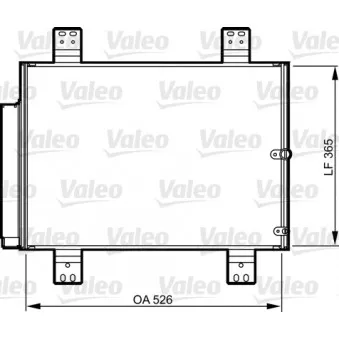 Condenseur, climatisation VALEO 814206