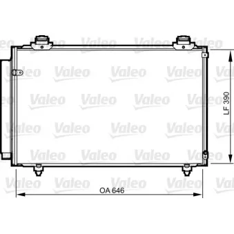 Condenseur, climatisation VALEO OEM 8845005091