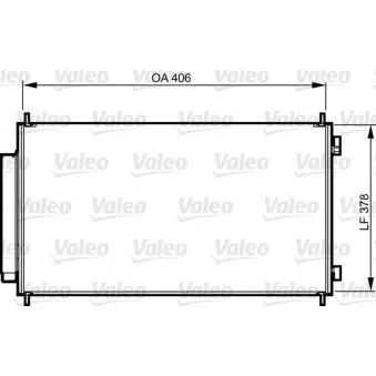 Condenseur, climatisation VALEO OEM 80110SWAA01