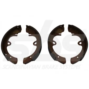 sbs 18492722330 - Jeu de mâchoires de frein, frein de stationnement