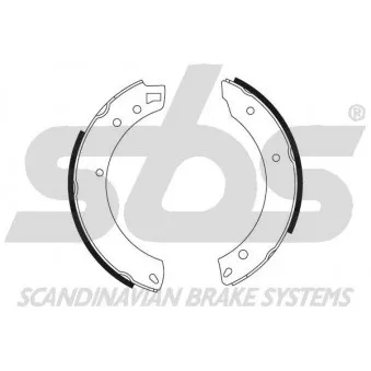 Jeu de mâchoires de frein SBS [18492725034]