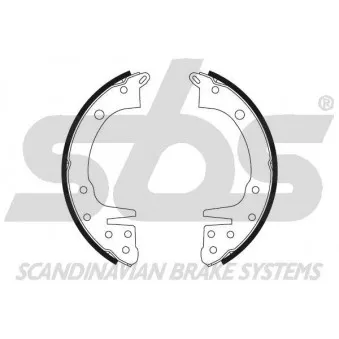 SBS 18492730337 - Jeu de mâchoires de frein