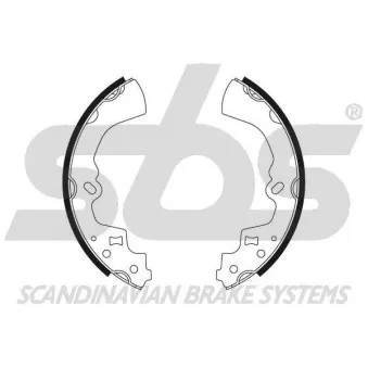 sbs 18492732459 - Jeu de mâchoires de frein