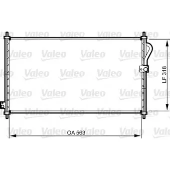 Condenseur, climatisation VALEO 814302