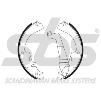 Jeu de mâchoires de frein SBS [18492736225]