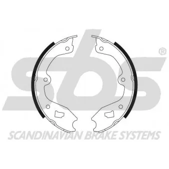 sbs 18492748265 - Jeu de mâchoires de frein